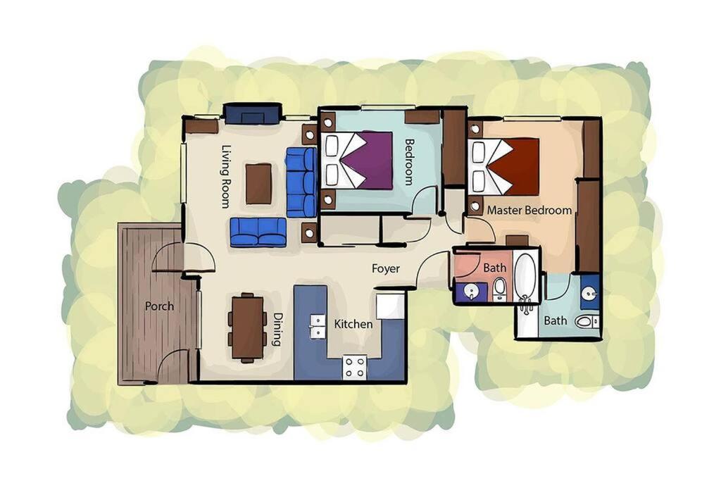 莱文沃思Walk To Downtown * 6 Guests * Pets * A/C! * No Stairs!公寓 外观 照片